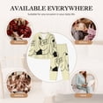 thumbnail image 7 of Daiia just you and me for Women's Long-Sleeved Pajama Set – Soft & Comfortable Sleepwear Button-Up Pajamas Cozy Lounge Wear-Small, 7 of 7