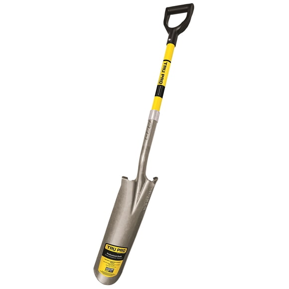 Pala de desagüe Truper Tru Pro con mango en D de fibra de vidrio de 40 cm