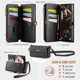 thumbnail image 3 of Compatible For Samsung Galaxy A55 5G Case CASEME C39 RFID Zipper Wallet Stand Leather Cover with Strap, 3 of 5