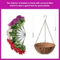 thumbnail image 2 of Artificial Fake Hanging Flowers with Basket, Faux Silk Morning Glory Flower Arrangement for Spring Summer Decor, Hanging Plant for Patio Garden Porch Outdoor Decor, 2 of 5
