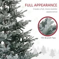 thumbnail image 4 of HOMCOM 6ft Artificial Nordic Pine Christmas Tree with Snow, Easy Assembly, 4 of 9