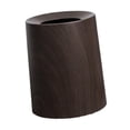 thumbnail image 4 of Wood Grain Trash Can Elegant Garbage Bin for Entryway Study Room Living Room S Walnut, 4 of 8