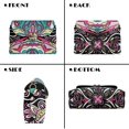 thumbnail image 5 of Pzuqiu Abstract Print Crossbody Bags Leather Women Minimalist Craftsmanship Small Leather Crossbody Bags for Women Metal Chain Strap for Party and Special Occasions, 5 of 7