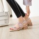 thumbnail image 5 of Sandalias de verano para mujer con tacón bajo de piel sintética de charol, talla 35-43 Wmkox8yii shkj892, 5 of 9