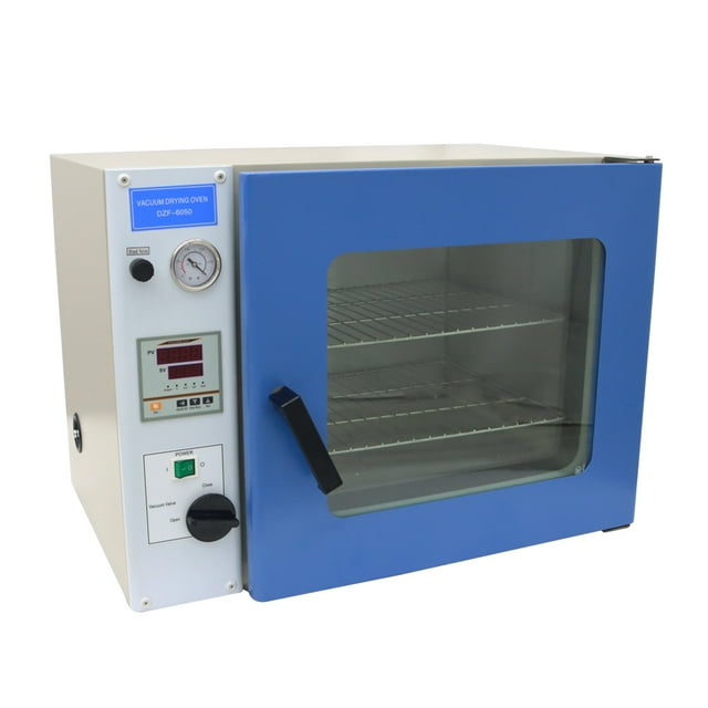 INTBUYING Intelligent Digital Vacuum Drying Oven Heat Treat Oven Industrial Lab Temperature Control 1.9Cu ft 110V