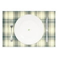thumbnail image 2 of Ryvnso Placemats Set of 4 Tartan Checkered Dining Mats Heat-Resistant Non-Slip Washable Table Mat, 2 of 8