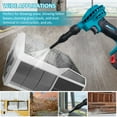 thumbnail image 4 of 21V Lithium Small Blower Home Dust Blower High-Power Brushed Motor Electric Blower Strong Wind Air Blower Dust Removal Fan Handheld Home Courtyard Snow Cleaner Power Tool, 4 of 7