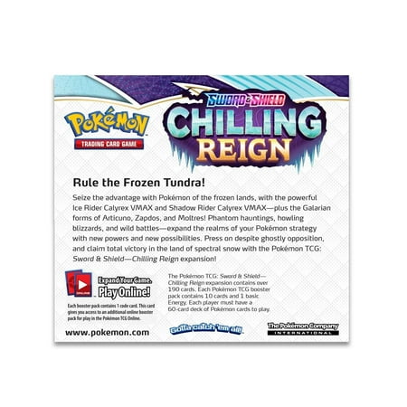 Pokémon - Pokemon TCG: Sword & Shield - Chilling Reign Elite Trainer Box