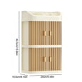 thumbnail image 4 of golytefs 3-Layer Makeup Storage Organizer Makeup Organizer Box Bathroom Beauty Standing Organizer for Bathroom Countertop Vanity, 4 of 9