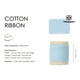thumbnail image 2 of Cinta de algodón Vitalizart Baby Blue, 3 rollos, 3,8 cm x 14 m, 2 of 6