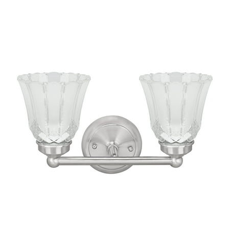 - Aspen Creative 62171-1, Two-Light Metal Bathroom Vanity Wall Light Fixture, 13