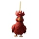 thumbnail image 2 of Colgante de pollo de dibujos animados, adorno decorativo para coche, llavero de pollo acrílico Rojo, 2 of 9