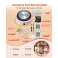 thumbnail image 4 of VEVOR Mini Pottery Wheel Electric Clay Wheel for Kids 6 inch Turntable Pink, 4 of 9