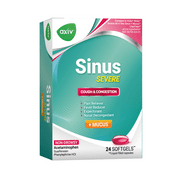 AXIV Sinus Medicine Non-Drowsy Decongestant for Mucus Relief & Headache Relief, 24 Softgels