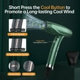 thumbnail image 2 of GoFashion Hair Dryer,110000 RPM High-Speed Brushless Motor, Professional Dual Ionic Blow Dryer with Magnetic Nozzle, 12 Modes, 2 of 8