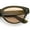 Green - Brown, variant on Womens Retro Hipster Cat Eye Horn Rim Plastic Fashion Sunglasses All Black