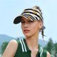 thumbnail image 5 of Fotbe Gold Flamingo Visera Deportiva con Diseño, Gorra Abierta Ajustable de Algodón para Mujer y Hombre, 5 of 7