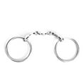 thumbnail image 1 of Cheval Snaffle Anneau en Acier Inoxydable Bit Tout Usage Anneau Snaffle, Cassé la Bouche Courbe Anneau Tout Usage Bit, pour Cheval Cheval Anneau Grand, 1 of 8