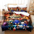 thumbnail image 4 of 135*200Two-piece Set Sonic Sonic Cartoon and Animation Sheet and Comforter Set, 4 of 5