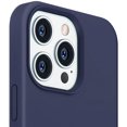 thumbnail image 4 of IBAOLEA Silicone Case Compatible with iPhone 13 Pro (6.1"), Full Body Protection Phone Case, (Silky Liquid Silicone + Soft Microfiber Lining) Slim Back Cover - Dark Blue, 4 of 4