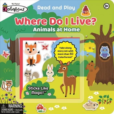 Colorforms Animal Pre-Owned Where Do I Live?: Animals and Their Homes (Colorforms ...