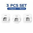 thumbnail image 2 of 3 Piece Self Adhesive Broom Holder Set, Wall Mounted Mop Holder and Cleaning Tool Organizer Racks, TIKA, 2 of 7