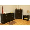 South Shore SoHo 3-Piece Dresser and Nightstand, Multiple Finishes