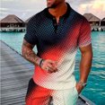 thumbnail image 3 of Cameland Tenue d'Été pour Hommes Chemise de Mode Décontractée à Manches Courtes Col Rabattu, 3 of 5