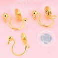 thumbnail image 2 of YIEMEEN 10 Pairs Pierced Ear Clip Converter Clip-On Earring Converter U-shaped Ear Clip Hypoallergenic Coil Ear Clip Accessories, 2 of 20