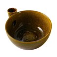 thumbnail image 3 of Bol para lavar frutas de 7'' Cesta de cerámica para bayas hecha a mano Cerámica en espiral Versátil Verde amarillo, 3 of 9