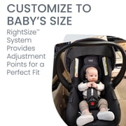 Britax® Willow® S Rear-Facing Infant Car Seat, Alpine® Car Seat Base With ClickTight® – Raven Black