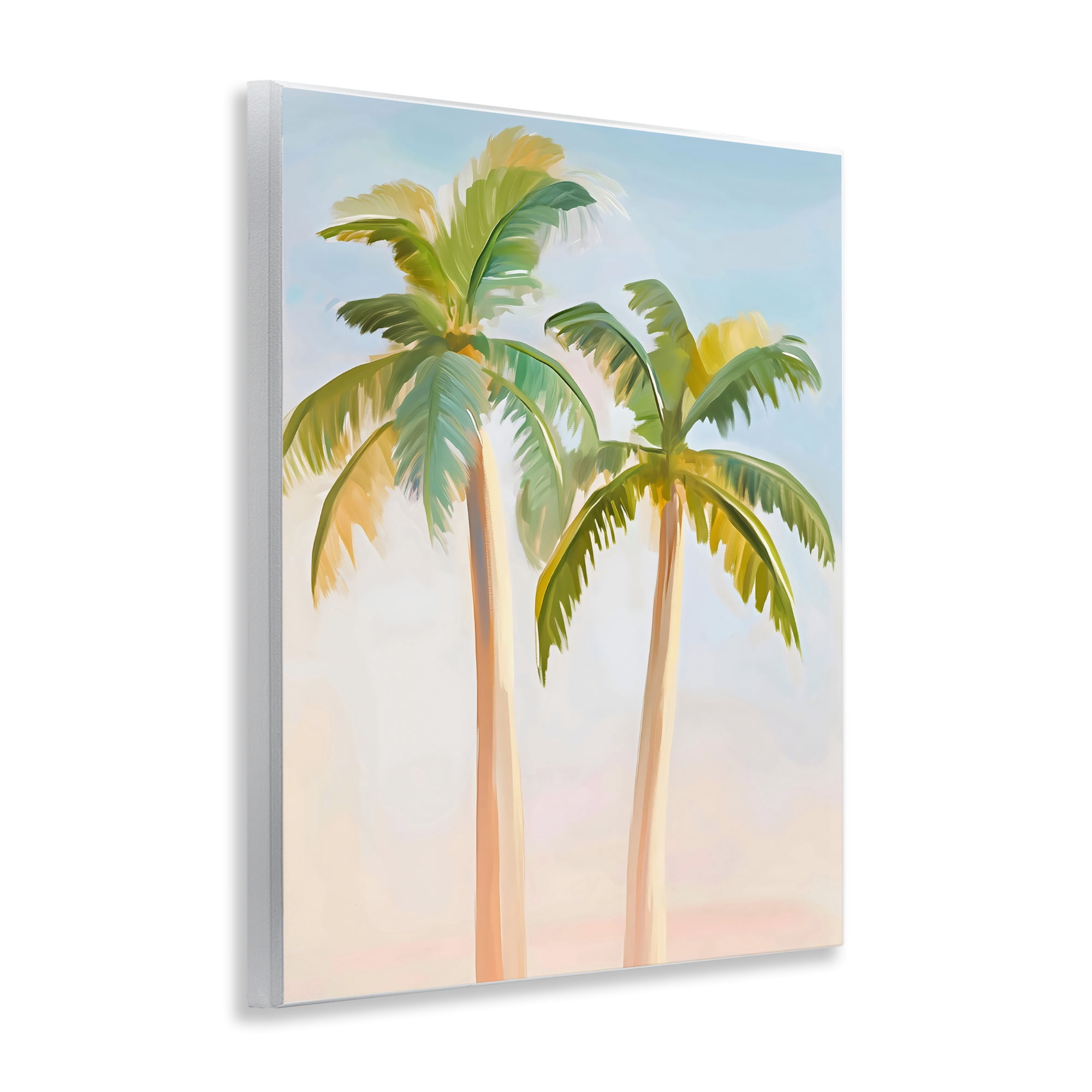 Stupell Industries Tropical Palm Twins at Sunrise Wall Plaque Art, design by The Prints Vibe