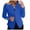 Dark Blue, variant on Women's Casual Jackets 2024 Fall Clothes Long Sleeve Open Front Cropped Coat Outwear(Orange,S)