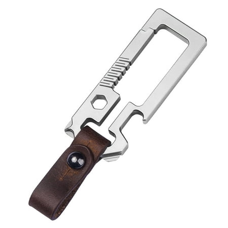 Metal Alloy Key Holder Outdoor Tool Key Holder with Bottle Opener Screwdriver Outdoor Keychain Multitool Enduring