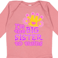 thumbnail image 4 of Inktastic I'm the big sister to twins. Girls Long Sleeve Baby Bodysuit, 4 of 5