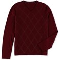 thumbnail image 1 of Suéter Alfani con cuello en V Argyle para hombre rojo pequeño, 1 of 1