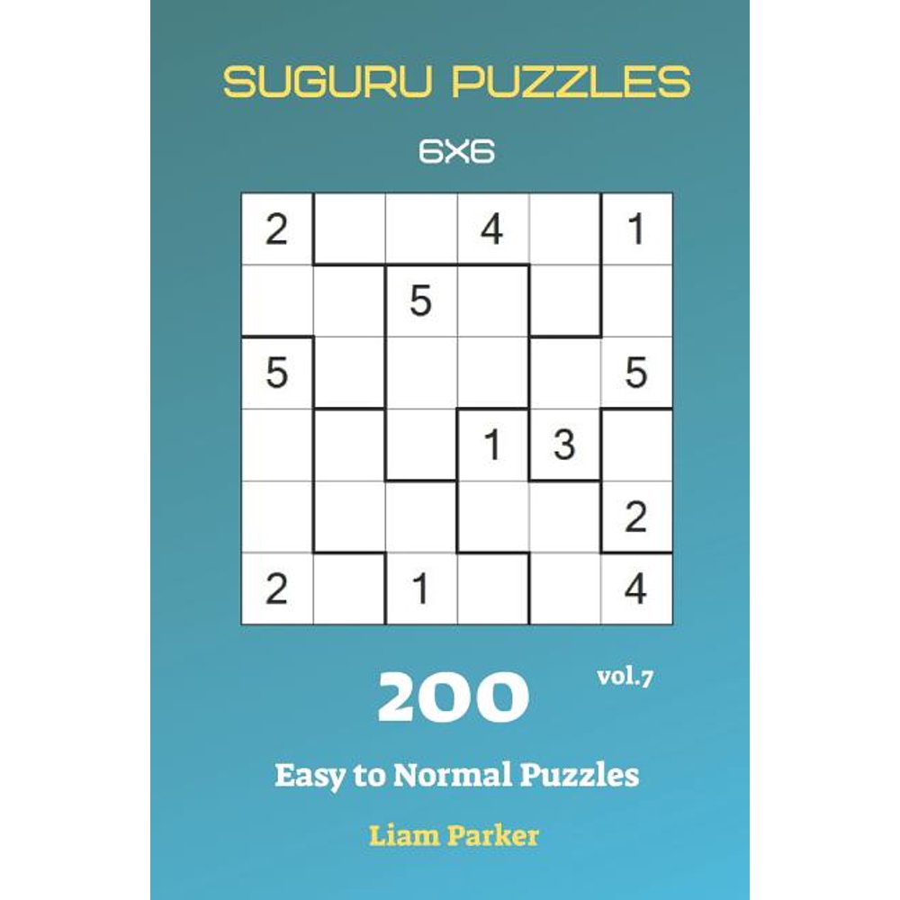 Suguru Puzzles Suguru Puzzles 200 Easy to Normal Puzzles 6x6 vol.7