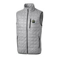 thumbnail image 2 of Men's Cutter & Buck Gray FIU Panthers Team Logo Big & Tall Rainier PrimaLoft Eco Insulated Full-Zip Puffer Vest, 2 of 3