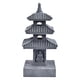 thumbnail image 1 of Estatua de jardín con forma de pagoda solar, ideal como porche, patio o patio exterior, ideal como regalo o decoración para balcón. Gris oscuro, 1 of 9