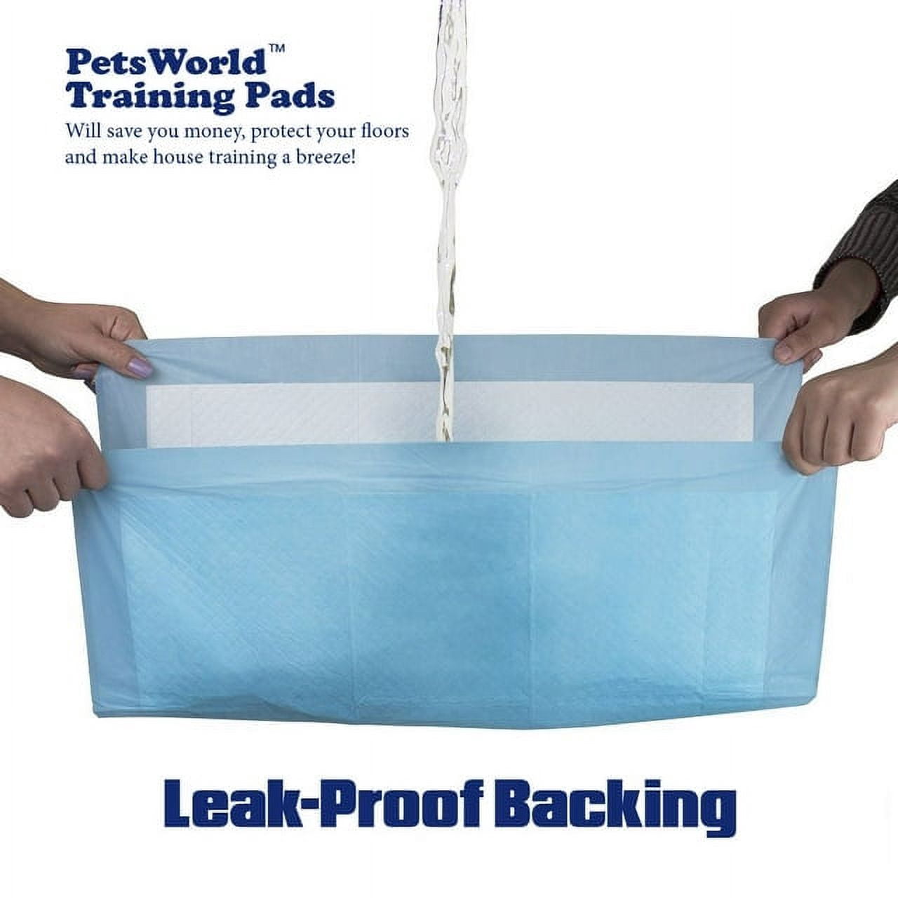 PetsWorld Economy Value Puppy Training & Potty Pads (28x34 inch) 200 Count