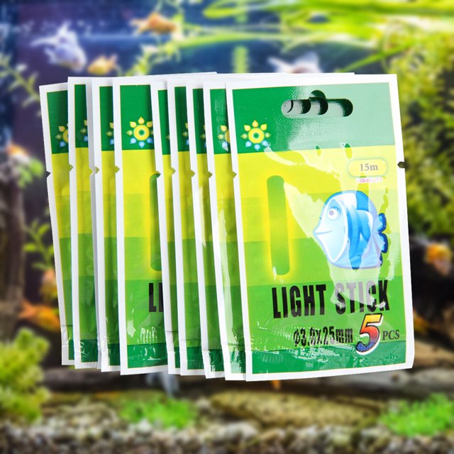 Barras De Luz Al Aire Libre 50pcs 3*25mm Fluorescente Químico Glow Stick Green Lightstick para Pesca (25mm) Wdftyju Libre de BPA