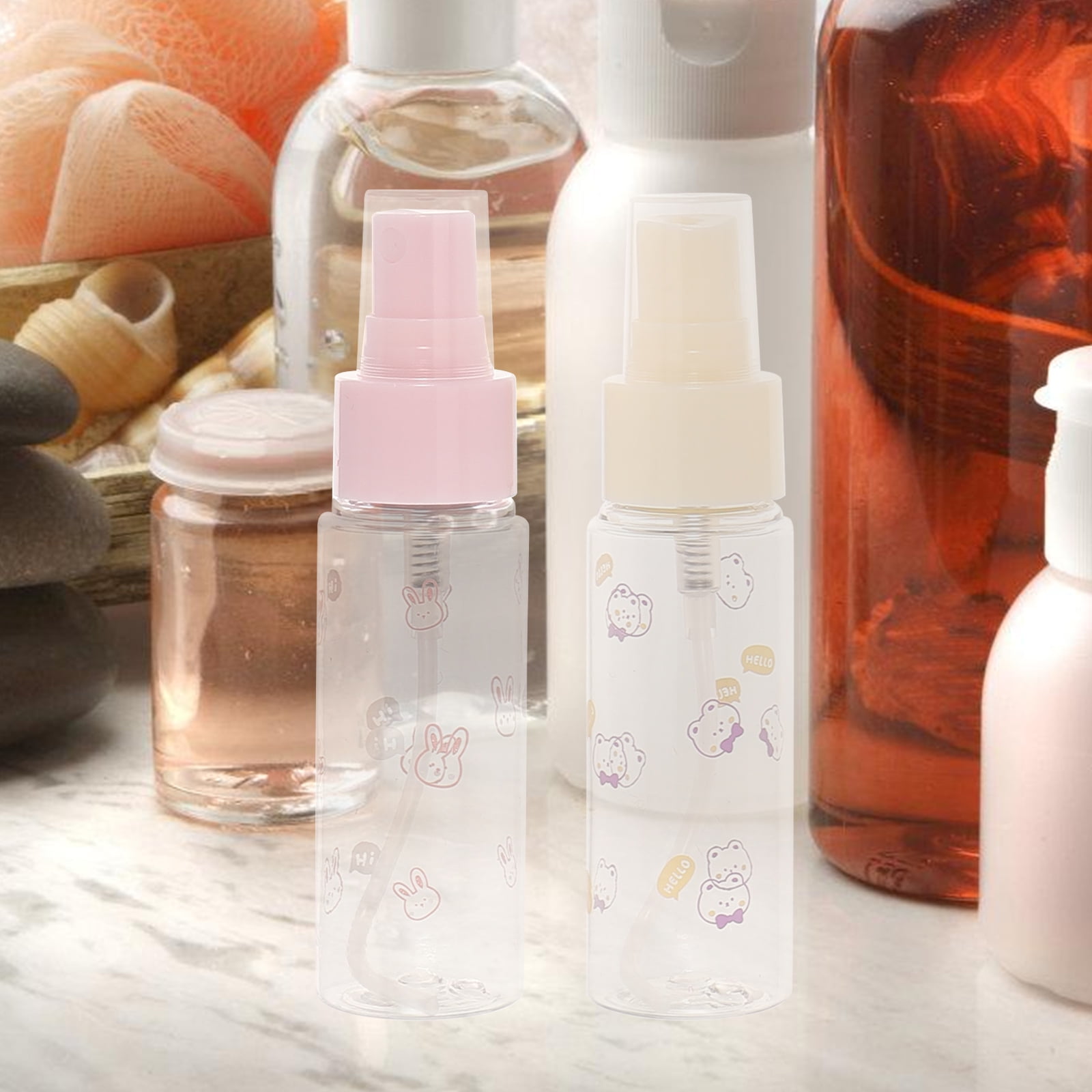 4 pcs Refillable Spray Bottles Portable Spray Bottles Cute Spray Bottles Small Plastic Spray Bottles Walmart