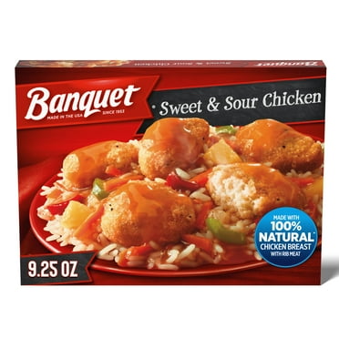 Banquet Sweet and Sour Chicken, Frozen Meal, 9.25 oz (Frozen)