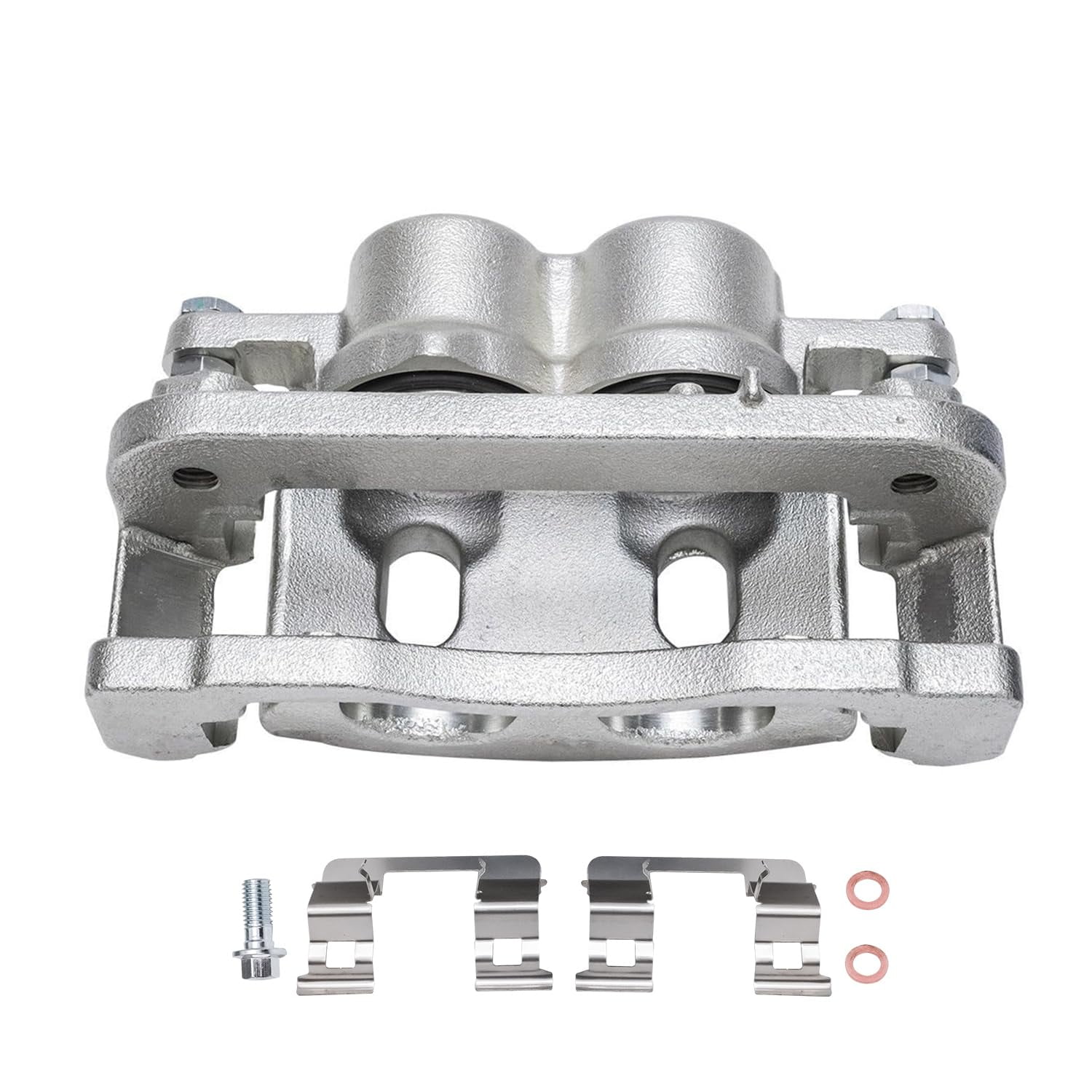 Detroit Axle - Front 2pc Brake Calipers for Chevy Silverado GMC Sierra Suburban Yukon XL 1500 Tahoe Avalanche Cadillac Escalade ESV EXT, Disc Brake Calipers Replacement