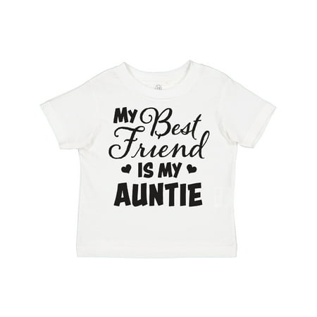 

Inktastic My Best Friend is My Auntie with Hearts Gift Toddler Boy or Toddler Girl T-Shirt
