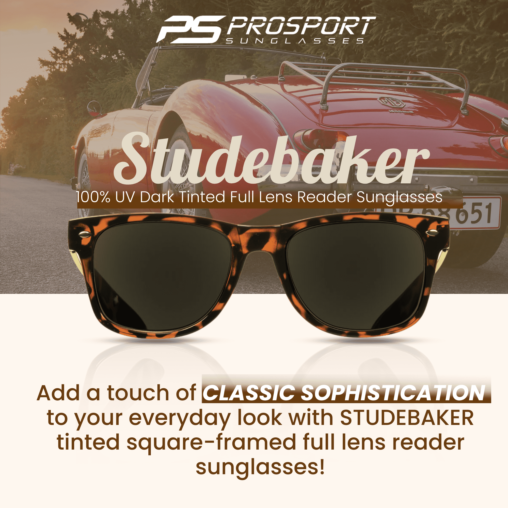 Reading Sunglasses Full Lens Magnification Sun Readers for Men and Women