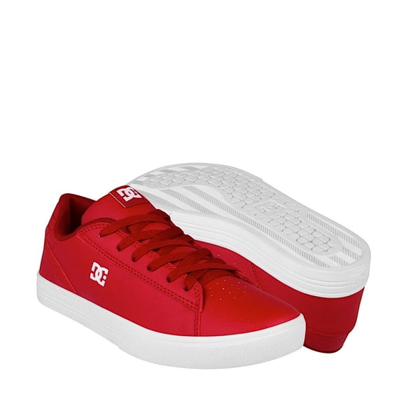 TENIS DC NOTCH TX MX JOVEN ADJS100128ATH SIMIPIEL ROJO