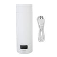 thumbnail image 2 of Travel Electric Kettle, 500ml Stainless Steel Small Hot Water Boiler with 4 Temperature Settings, Fast Boiling, Portable Mini Kettle for Coffee and Tea, for Dormitory, Hotel, 2 of 7