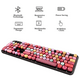 thumbnail image 4 of Teclado inalámbrico Bluetooth Teclado de máquina de escribir Compatible con Android, Windows, PC, Perfer para teclados de hogar y oficina Ormromra 2033481-1, 4 of 9