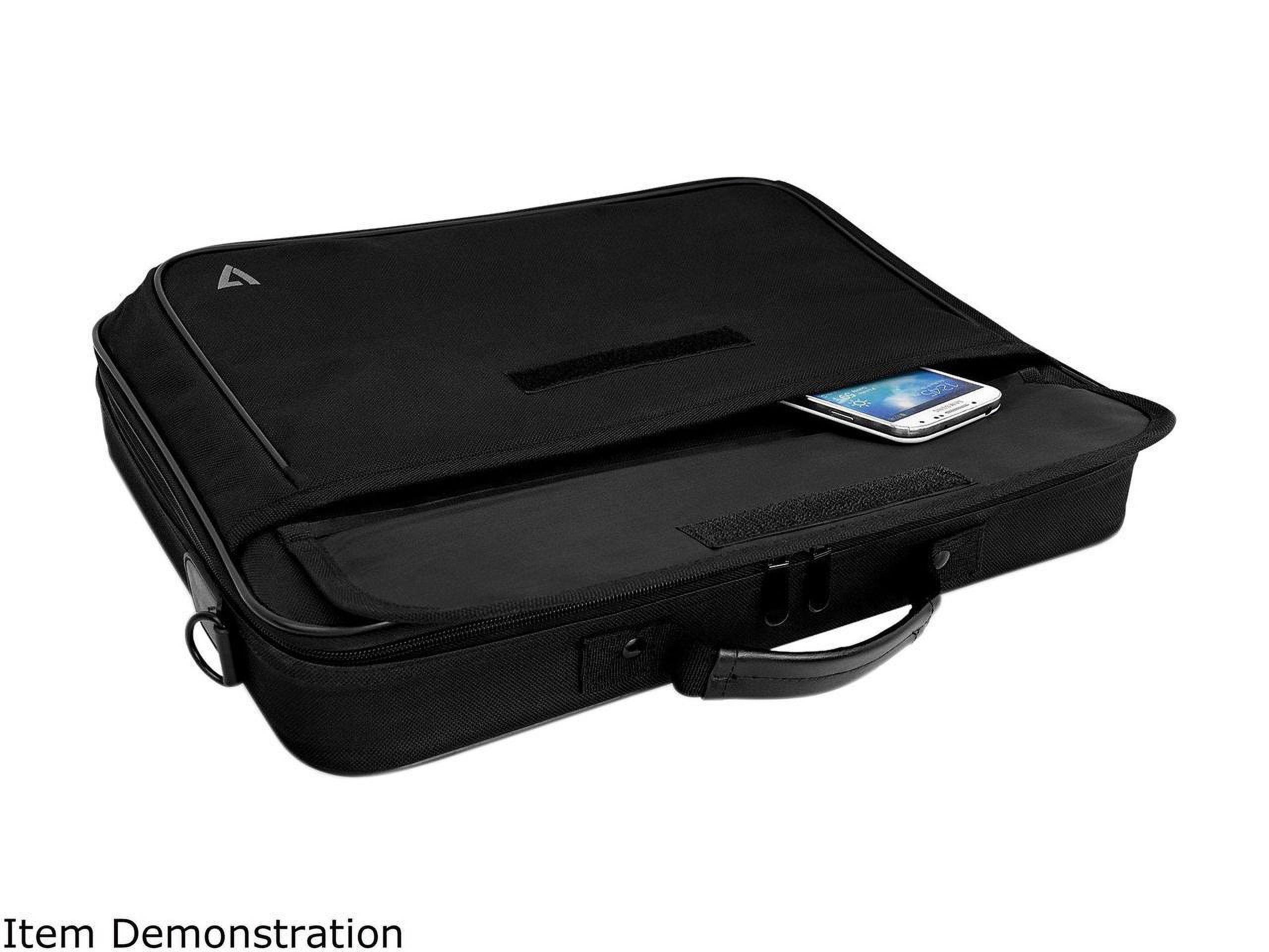 V7 16" Essential Frontloading Laptop Case, Black